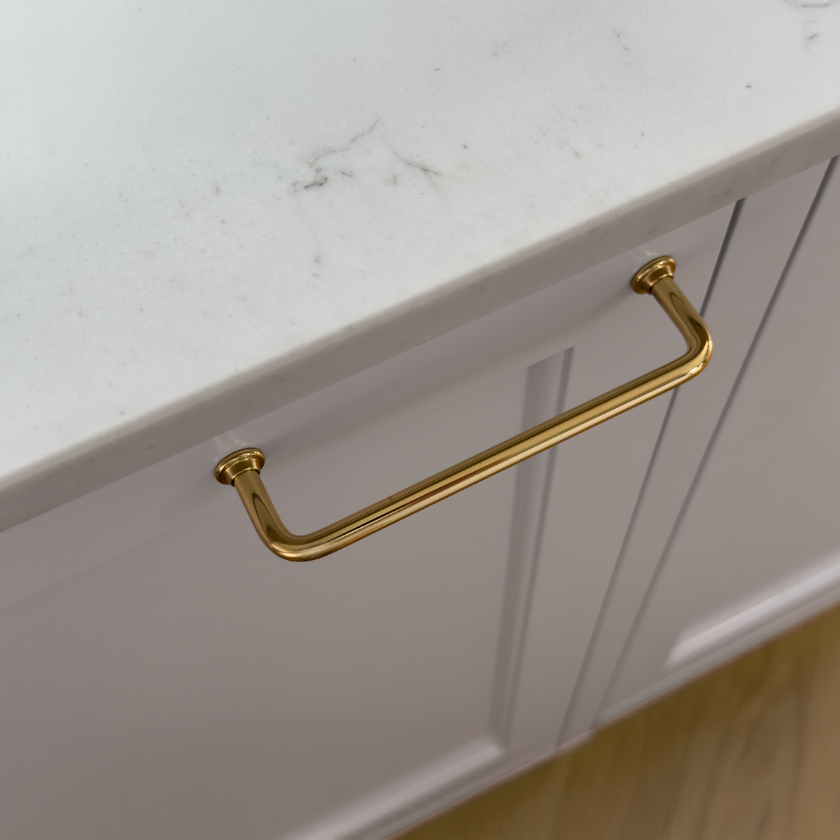 Kitchen handle in polished brass without lacquer - Frederiksberg • Chr. Jørgensen - Copenhagenhomedesign