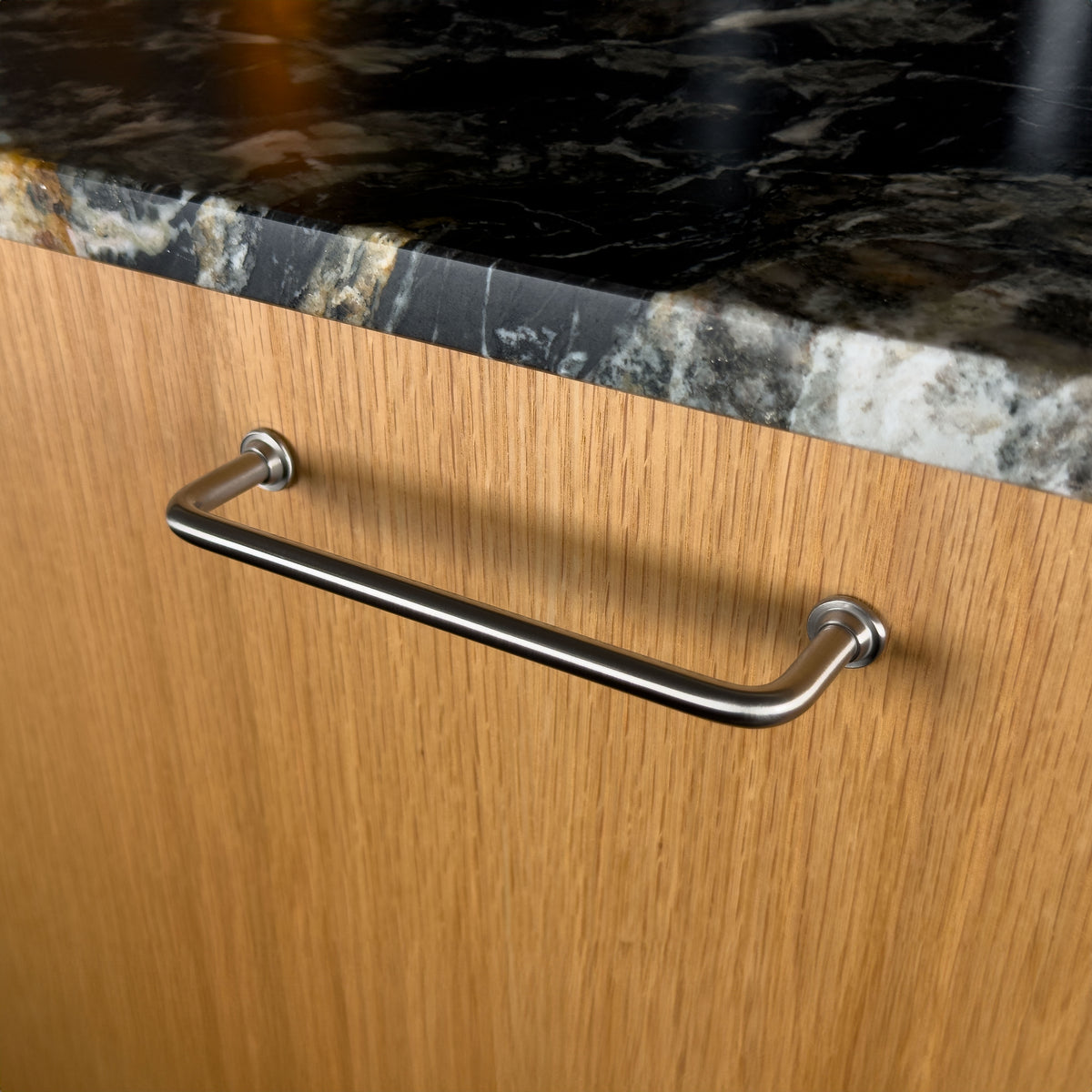 Frederiksberg cabinet handle in lacquered stainless steel look • Chr. Jørgensen