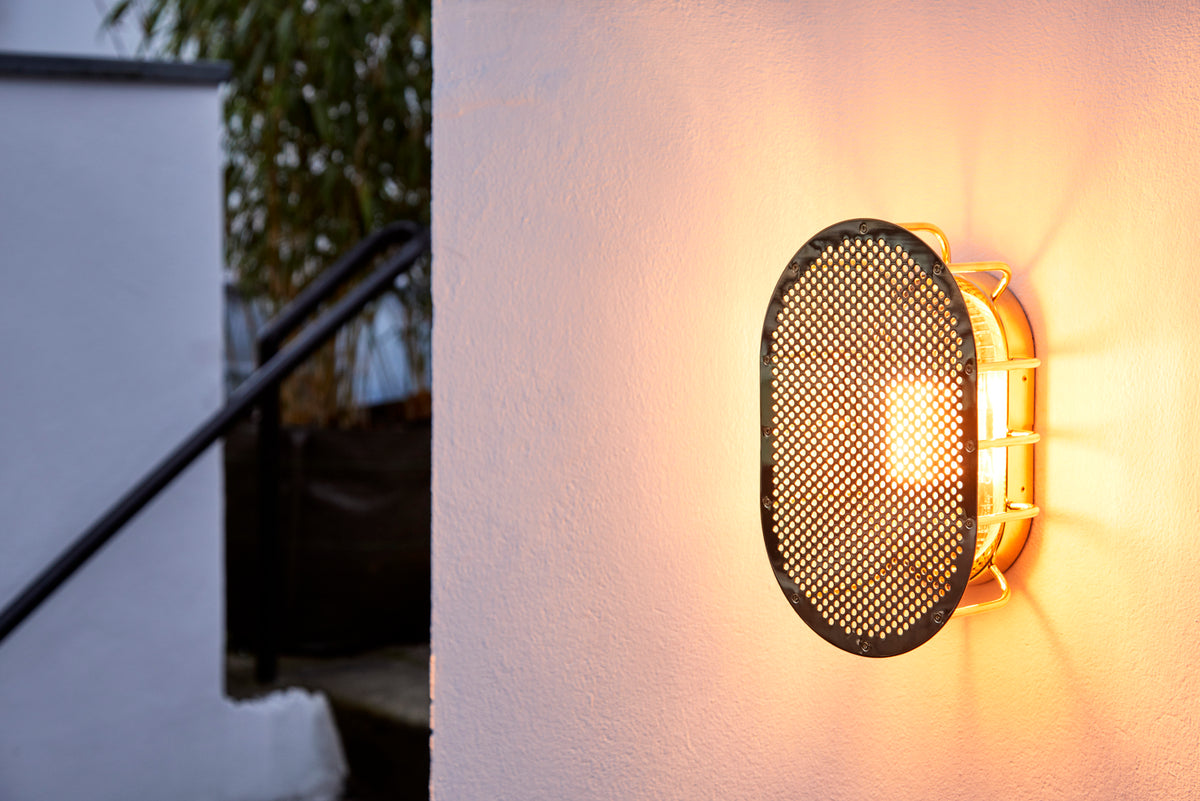 Night Rider væglampe, messing uden lak • Design by Us - Copenhagenhomedesign