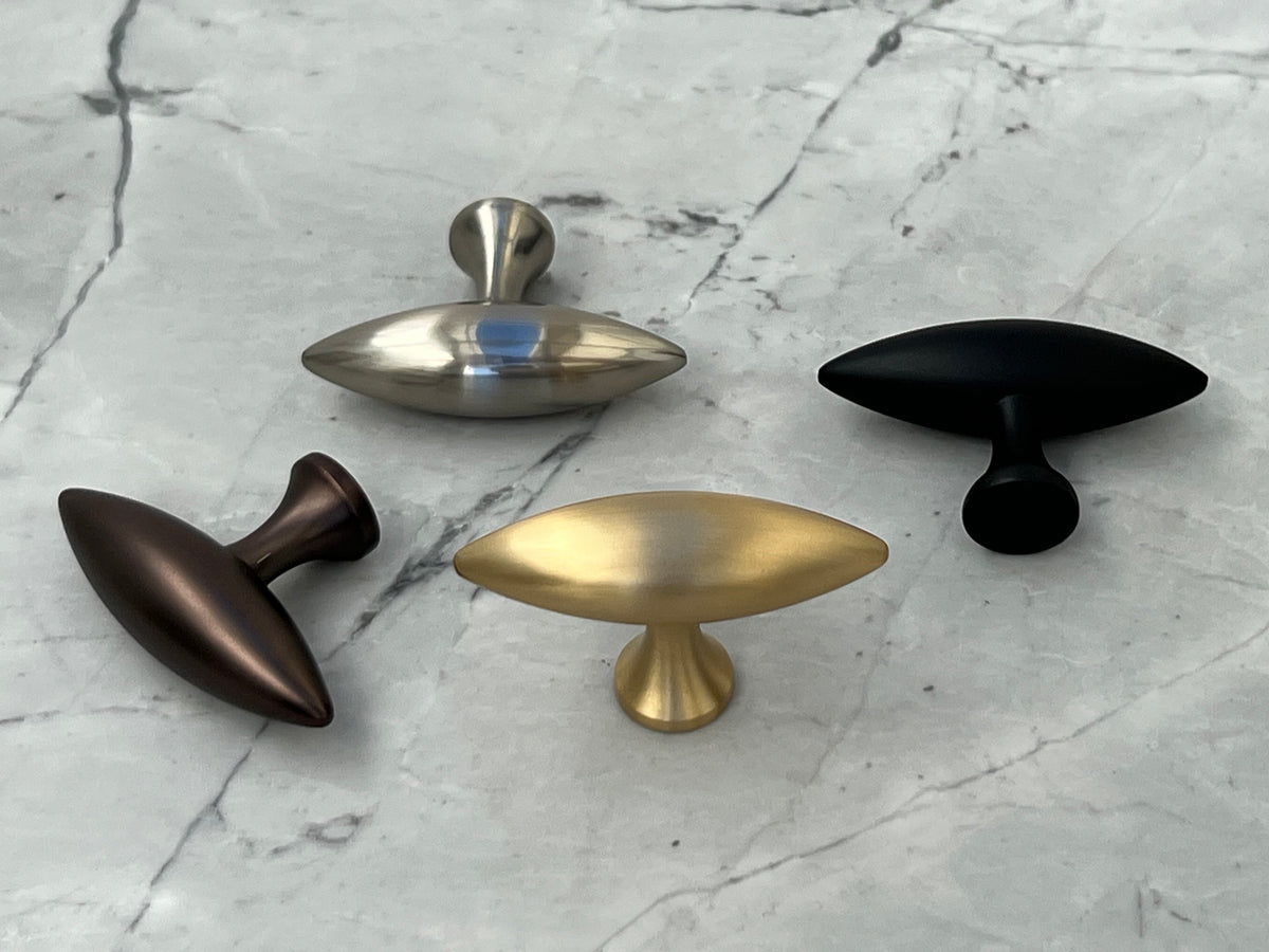 Møbelknop i bronze / bruneret messing - Nyholm • Chr. Jørgensen - Copenhagenhomedesign