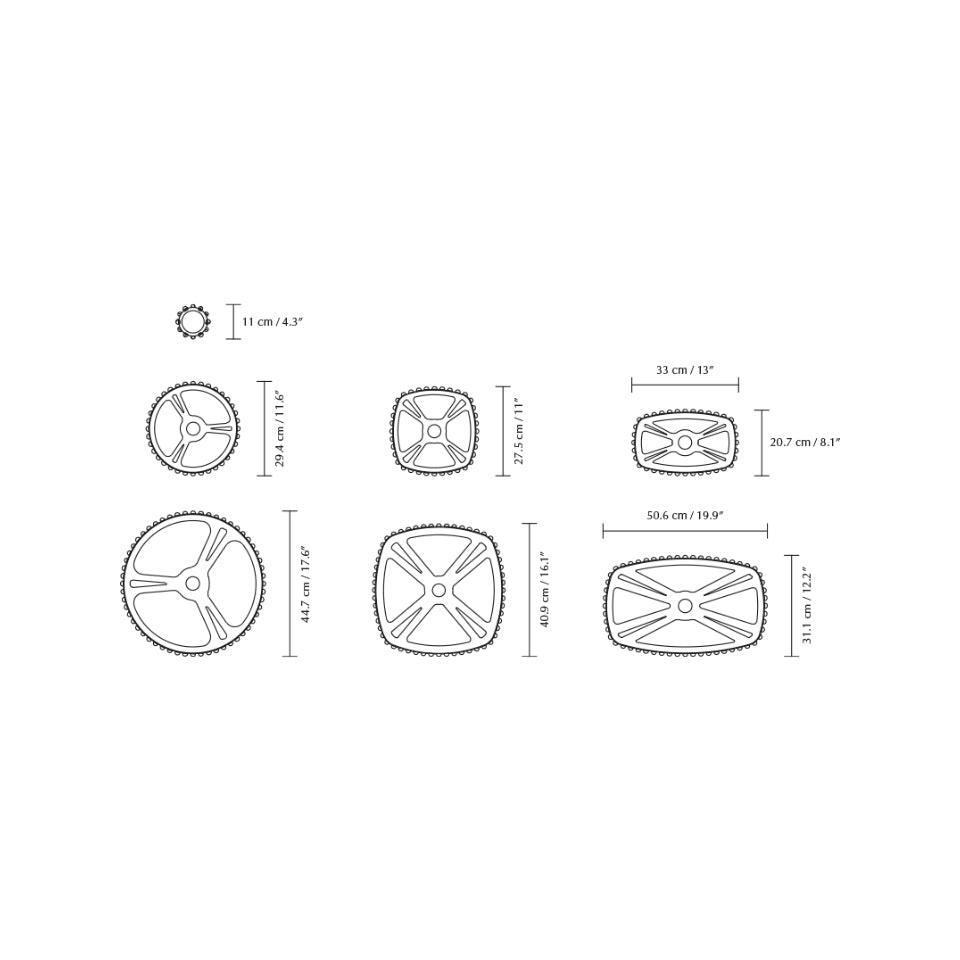 Komorebi Square pendel, egetræ og hvid • UMAGE - Copenhagenhomedesign
