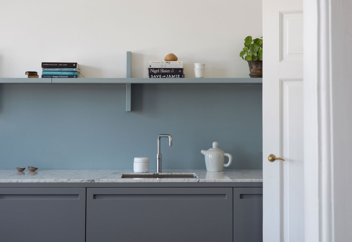 Arne Jacobsen dørhåndtag - AJ97 dørgreb i blank messing, lille model • d line - Copenhagenhomedesign