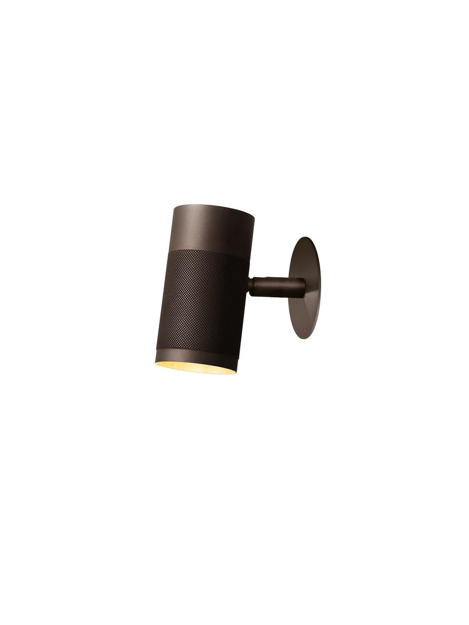 Patrone Recessed Small væglampe med dækplade, bruneret messing • Thorup Copenhagen - Copenhagenhomedesign