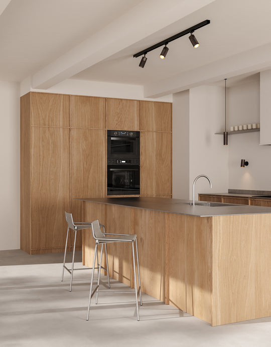 Patrone loftspot til skinne, bruneret og messing • Thorup Copenhagen - Copenhagenhomedesign