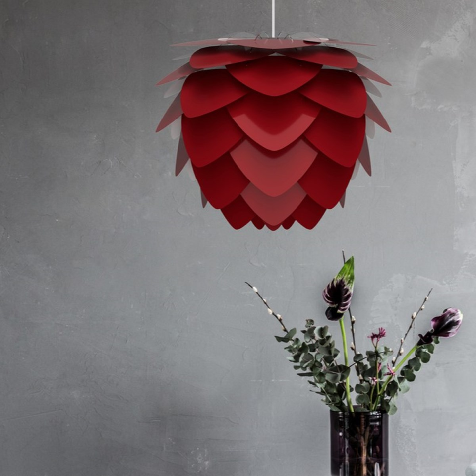 Aluvia lampeskærm, rød • UMAGE - Copenhagenhomedesign
