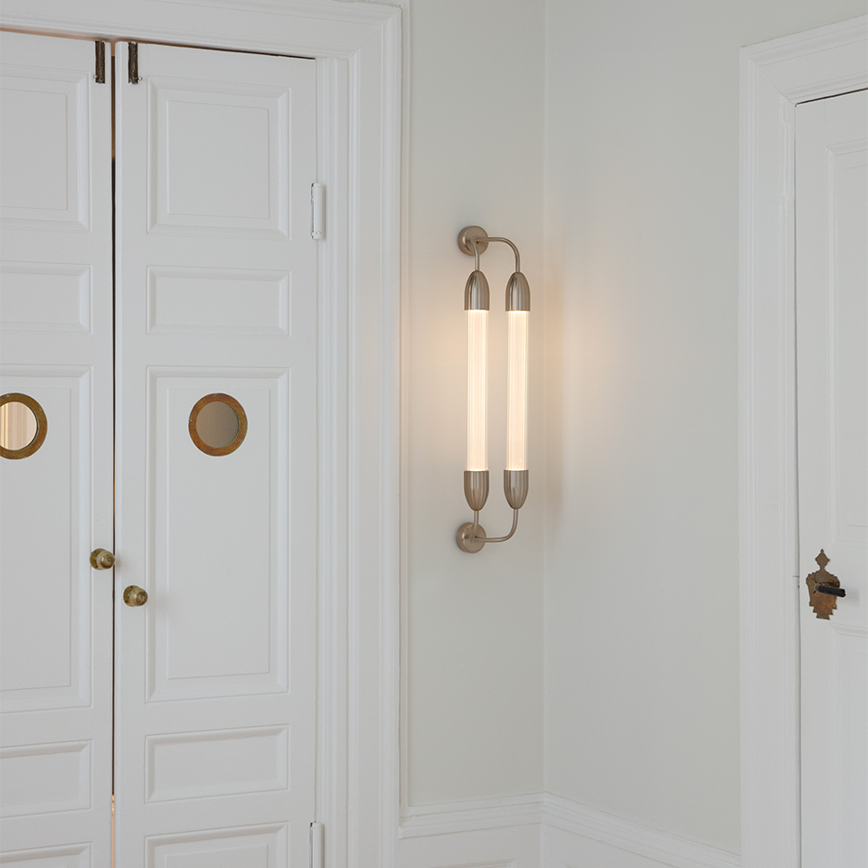 Lemon Squeeze Wall Double, væglampe, messing • UMAGE - Copenhagenhomedesign