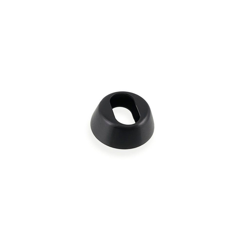 Cylinderring, sort (PVD sort), passer bl.a. til AJ dørgreb • d line - Copenhagenhomedesign