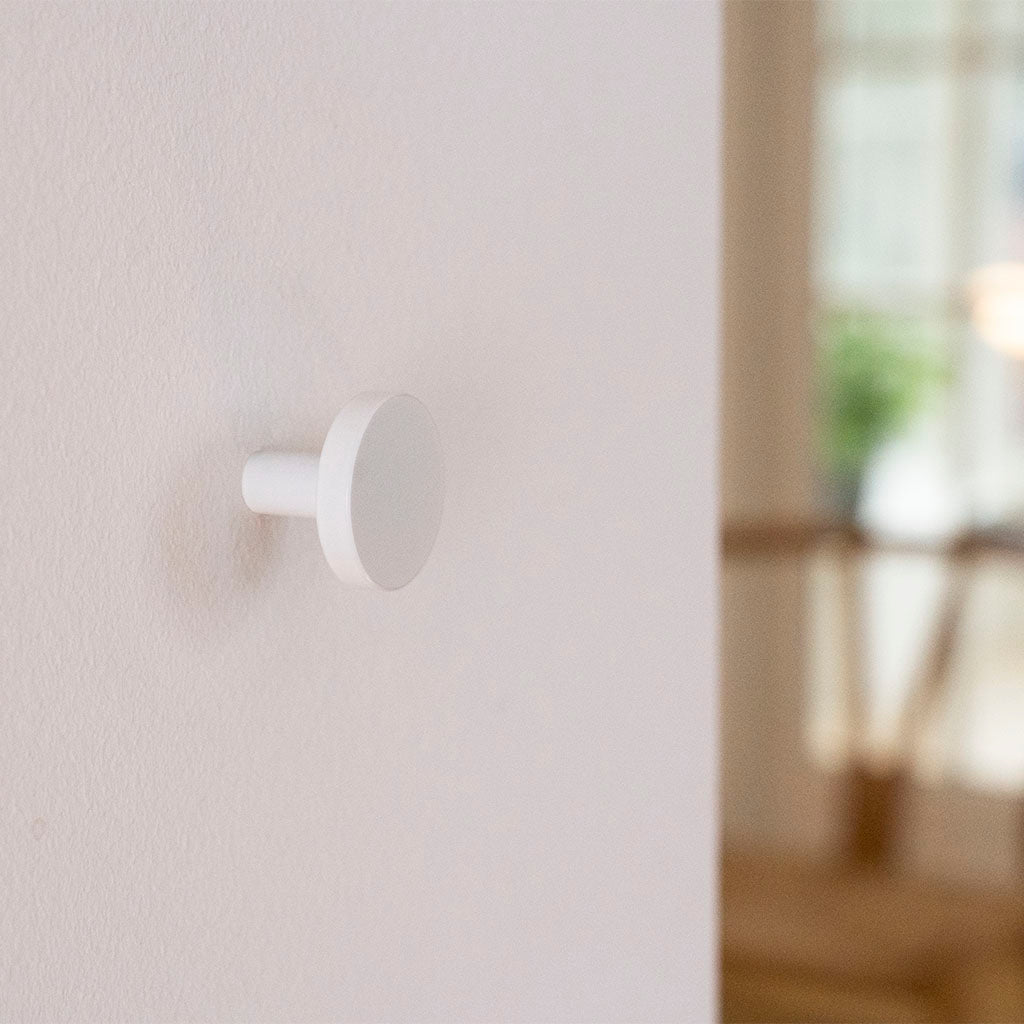 Møbelknop i mat hvid, 40 mm - Vesterbro • Chr. Jørgensen - Copenhagenhomedesign