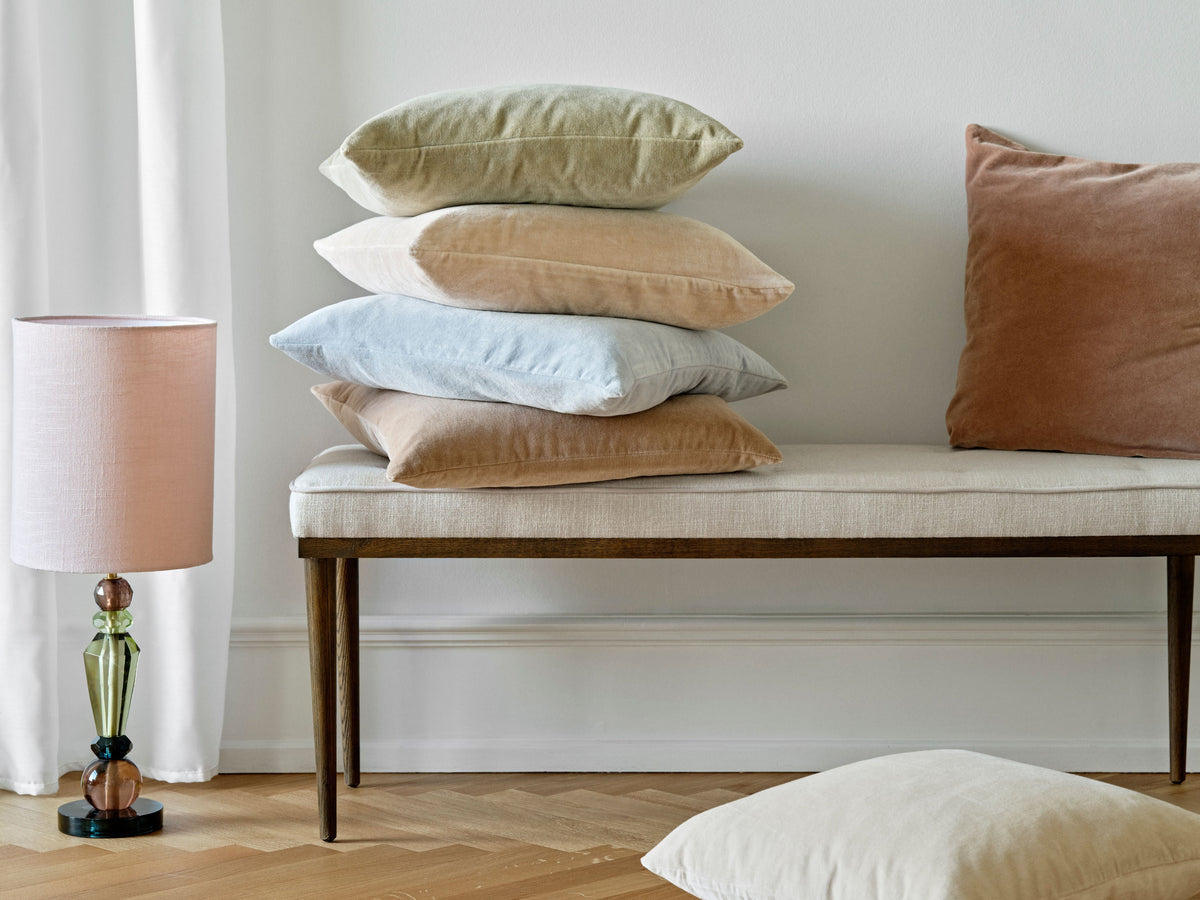 Velvet Soft pudebetræk - STREAM • Cozy living - Copenhagenhomedesign