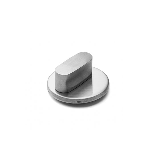 Knud Holscher thumbturn with snap-on cover, brushed stainless steel • d line