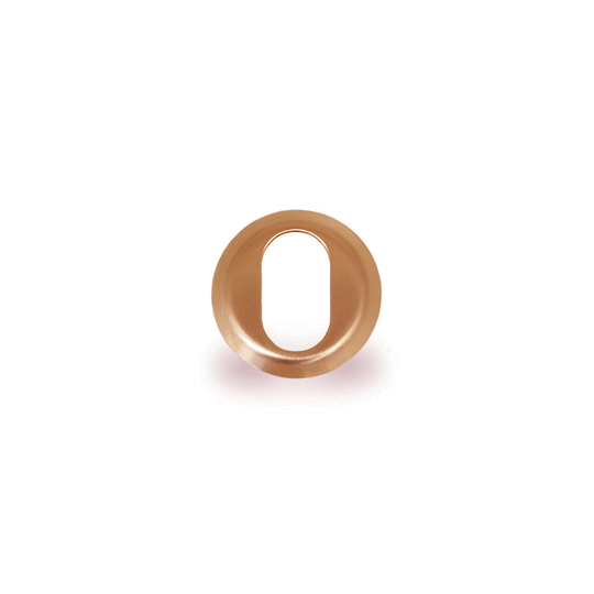 Cylinder ring with brushed copper finish for AJ handles • d line