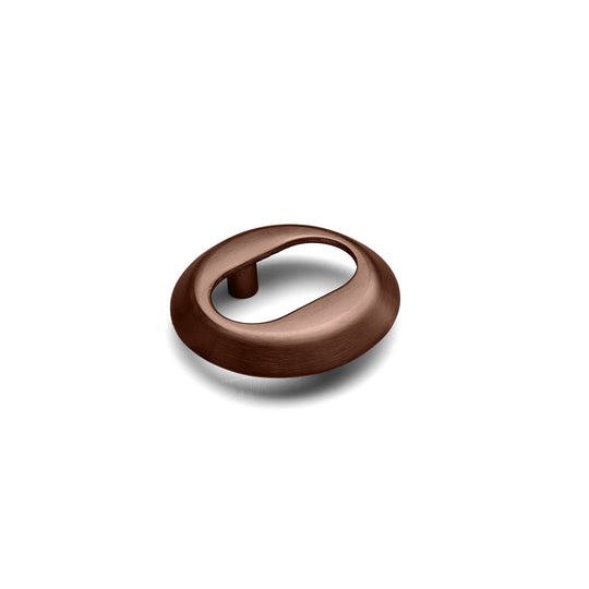 Cylinder ring with brushed bronze PVD finish for AJ handles • d line