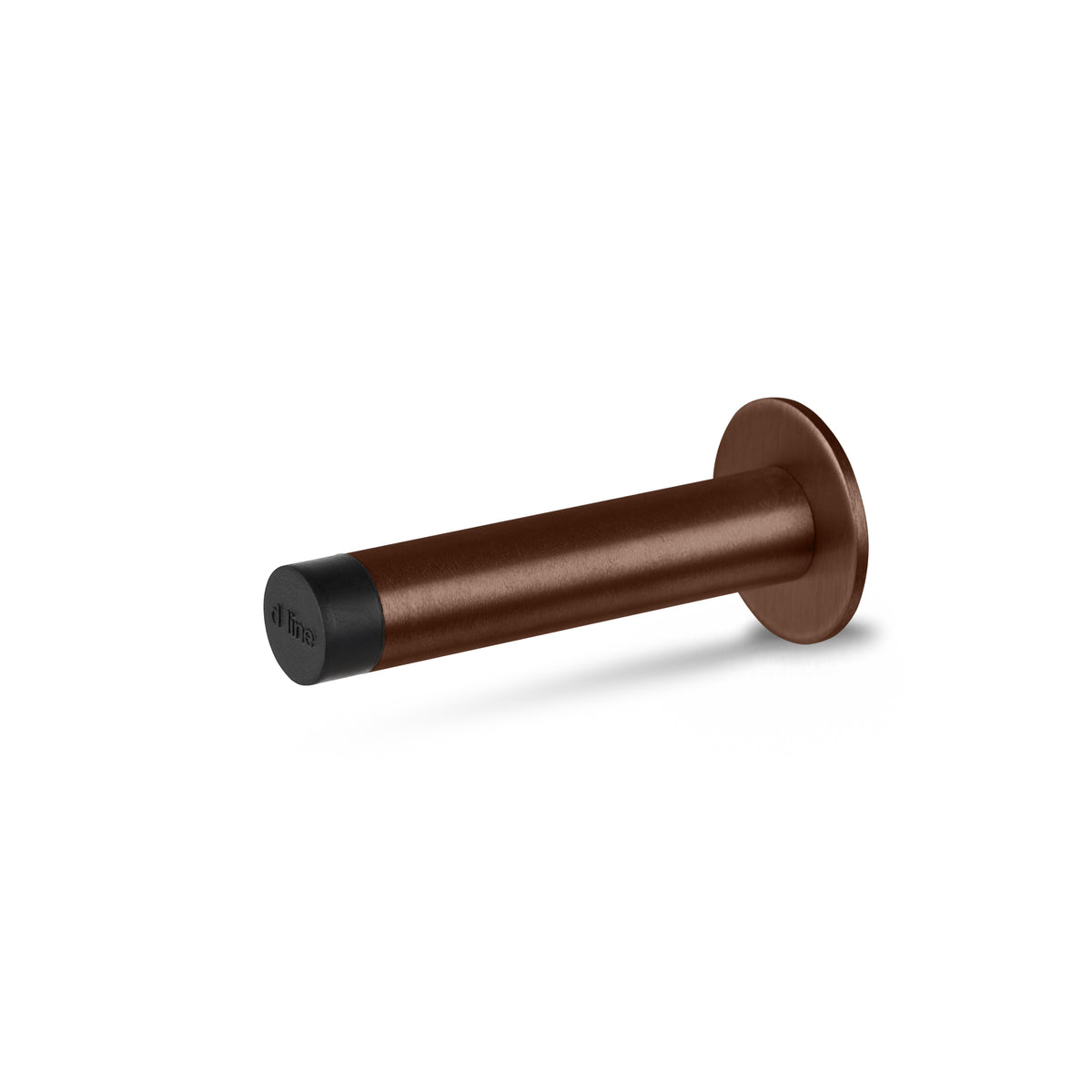 Wall-mounted doorstop, bronze/burnished finish • d line