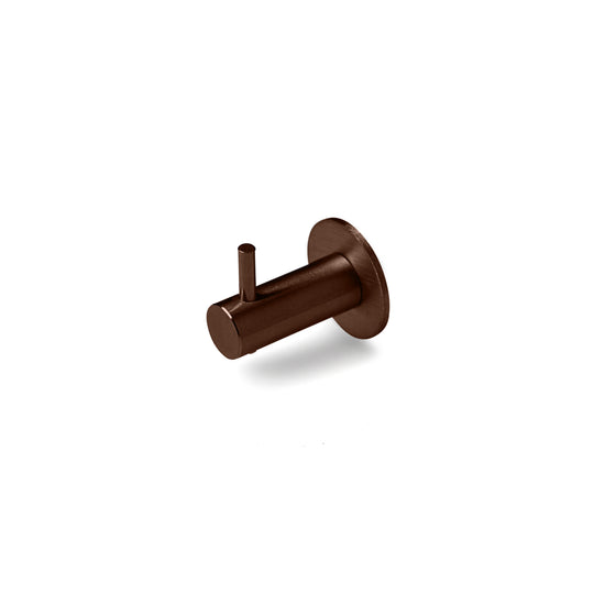 Hook with peg, bronze/burnished finish • d line