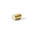 Knob Ø14 mm, brushed brass finish • d line