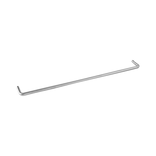 Towel rail, brushed stainless steel • d line