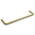 Towel rail, brushed brass finish • d line