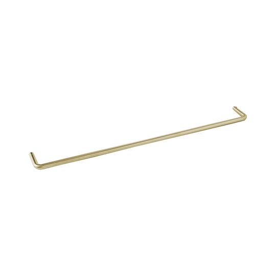 Towel rail, brushed brass finish • d line