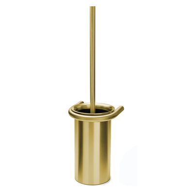Toilet brush holder, brushed brass finish • d line