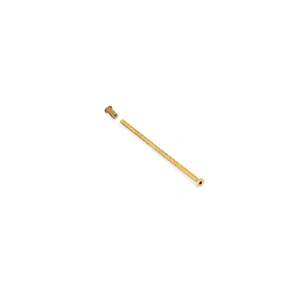 Bøsningsskrue i messing, M4 x 110 mm • d line - Copenhagenhomedesign