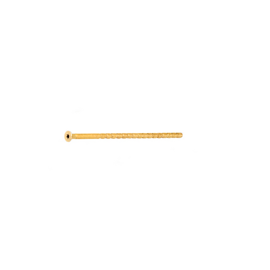Screw for thumbturns and cylinder rings, brass finish • d line