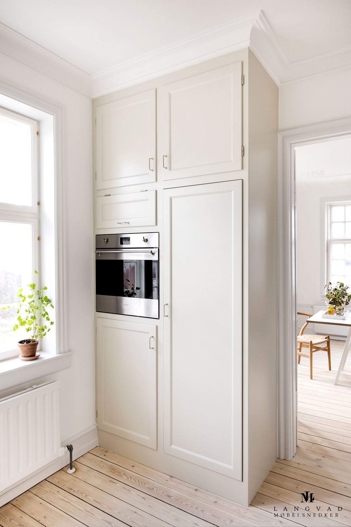 Frederiksberg cabinet handle in polished nickel • Chr. Jørgensen