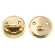 1682 bathroom turn and release, lacquered polished brass • KYNER & Co