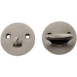 1982 bathroom turn and release for Boda, satin nickel (matt) • KYNER & Co