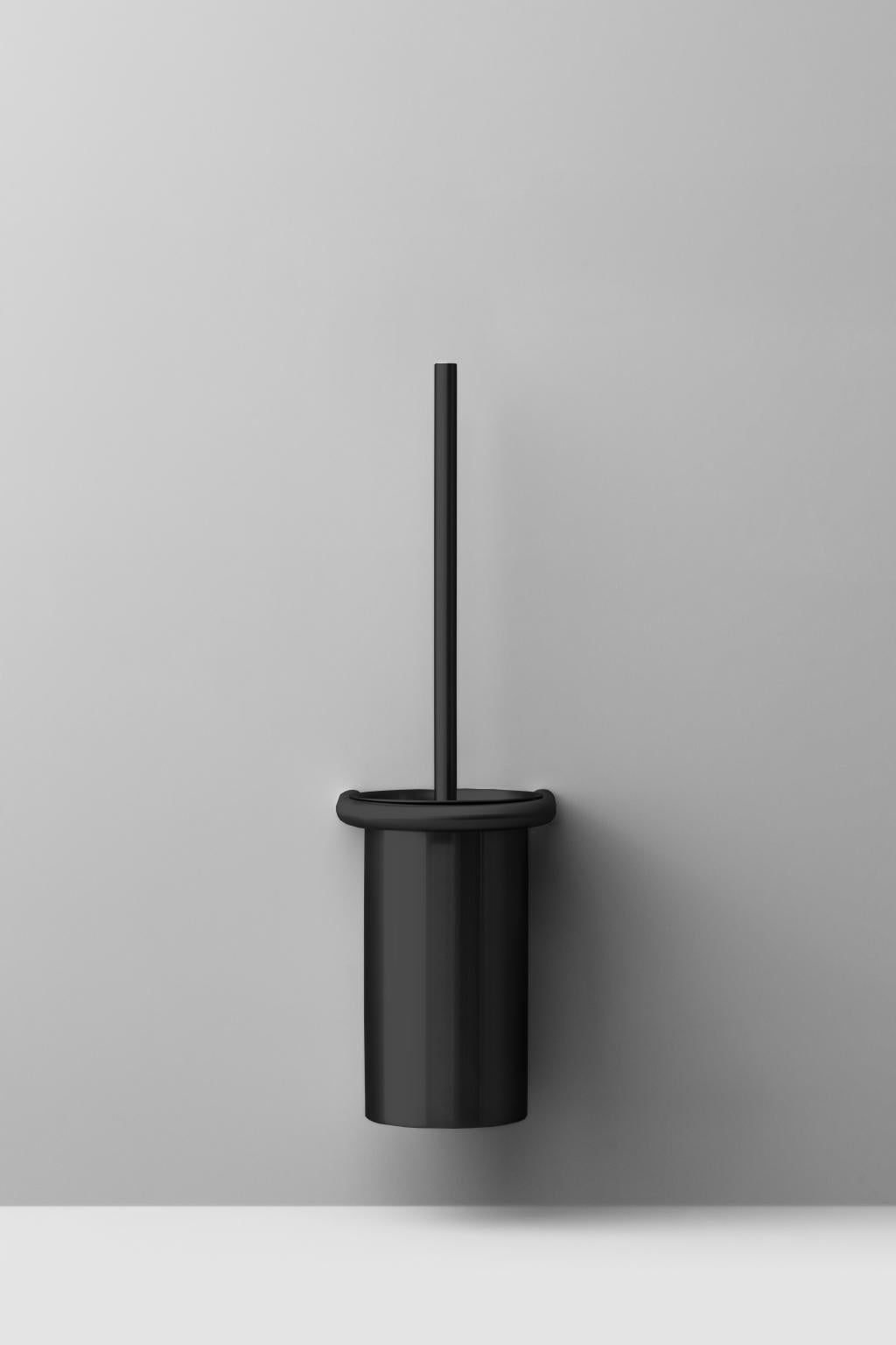 Toiletbørsteholder, sort (PVD sort) • d line - Copenhagenhomedesign