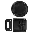 DSB toilet lock with indicator for outward-opening doors, black lacquered • KYNER & Co