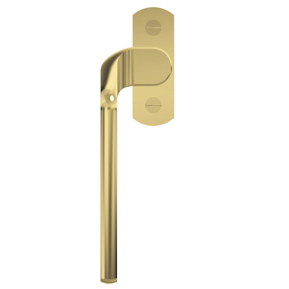 Vinduesgreb Mikkelborg, poleret blank messing uden lak  • KYNER & Co - Copenhagenhomedesign