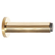 Skodsborg door stop 70 mm, unlacquered polished brass • KYNER & Co