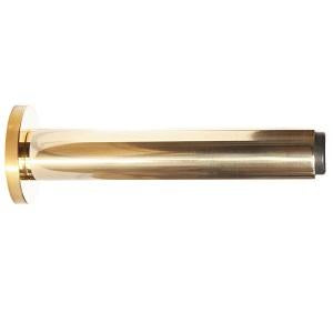 Skodsborg dørstopper 93 mm, blank messing uden lak • KYNER & Co - Copenhagenhomedesign
