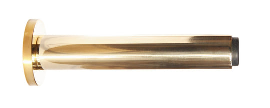 Skodsborg door stop 93 mm, unlacquered polished brass • KYNER & Co