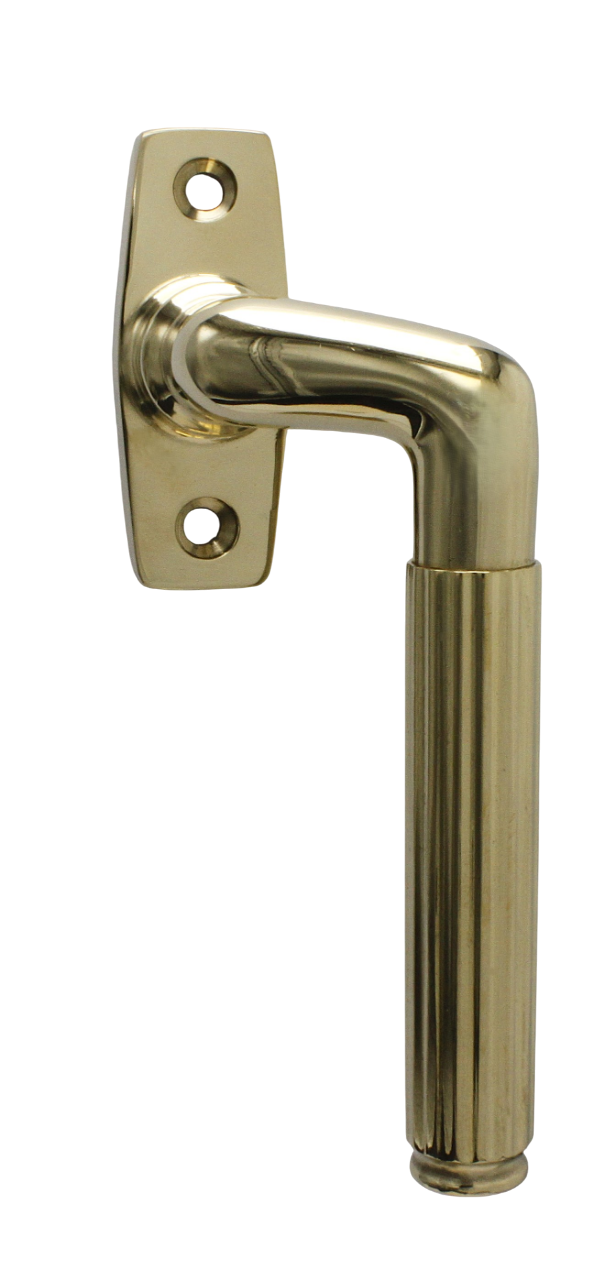 Vinduesgreb Rex, poleret blank messing uden lak  • KYNER & Co - Copenhagenhomedesign