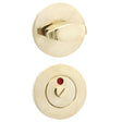 2298 Heritage bathroom turn and release, unlacquered polished brass • KYNER & Co