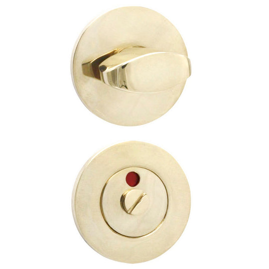 2298 Heritage bathroom turn and release, unlacquered polished brass • KYNER & Co