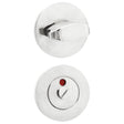 2298 Heritage bathroom turn and release, polished nickel-plated • KYNER & Co