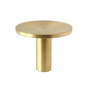 Deep møbelknop, massiv børset messing med lak • KYNER & Co - Copenhagenhomedesign