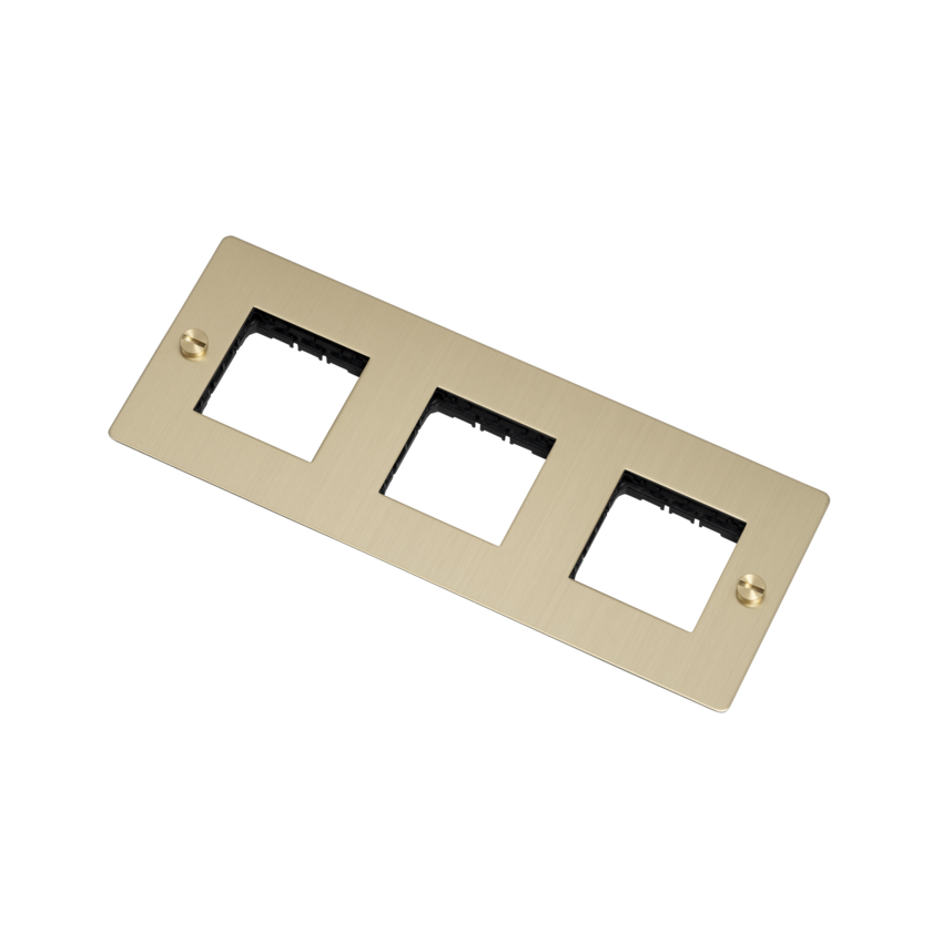 3G bagplade uden indsats (vandret), messing • Buster + Punch - Copenhagenhomedesign