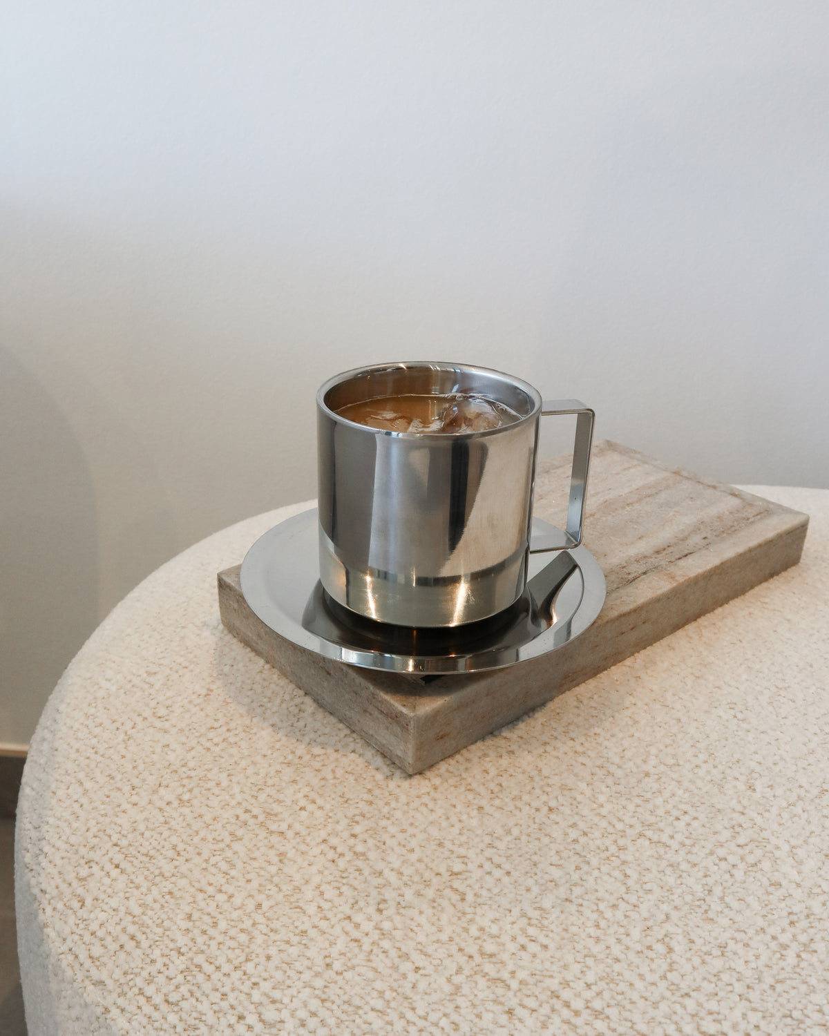 Kaffesæt Americano TRIO i rustfrit stål • NICHBA - Copenhagenhomedesign