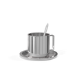 Americano TRIO coffee set in stainless steel • NICHBA