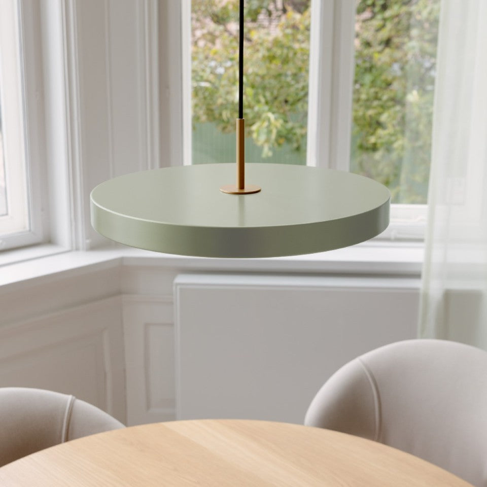 Asteria Plus pendel, oliven og messing • UMAGE - Copenhagenhomedesign