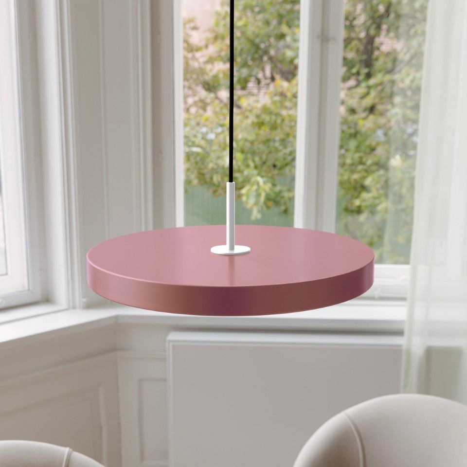 Asteria Plus pendel, rose og stål • UMAGE - Copenhagenhomedesign