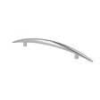 Aulum curved kitchen handle, matt chrome