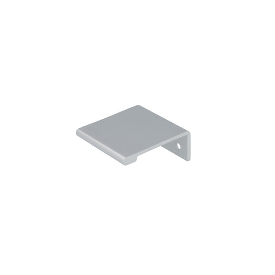 Ballerup minimalist edge handle, natural anodised aluminium