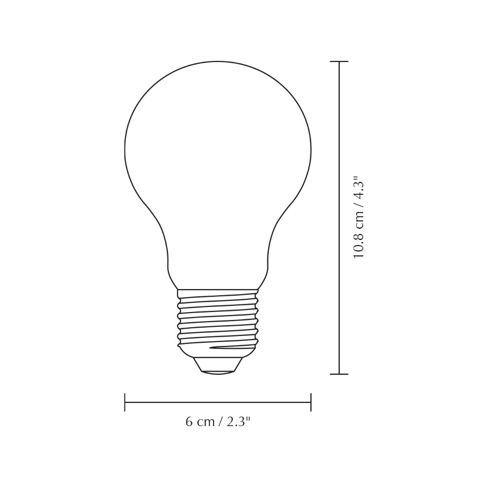 Basic Idea A60 pære, 2W • UMAGE - Copenhagenhomedesign