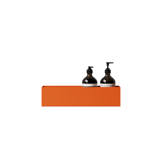 Shower shelf, orange • NICHBA
