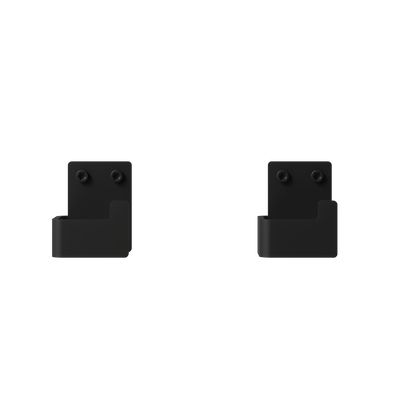 Bathroom hook, black (2 pcs.) • NICHBA