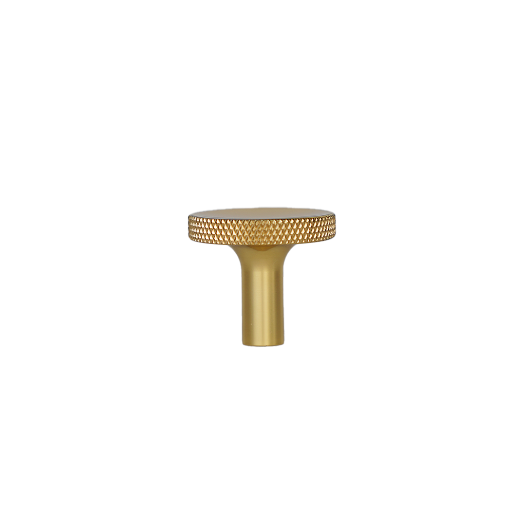 Møbelknop med diamond cut i blank messing med lak - Søllerød • Chr. Jørgensen - Copenhagenhomedesign